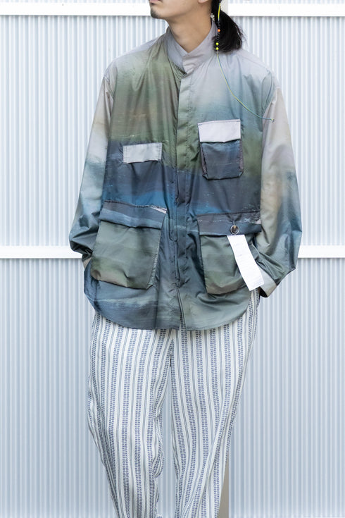 【Licht Bestreben】"M-65 プリントシャツ"
